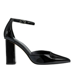 Marc Fisher Demeter Ankle Strap Pump | Black Patent