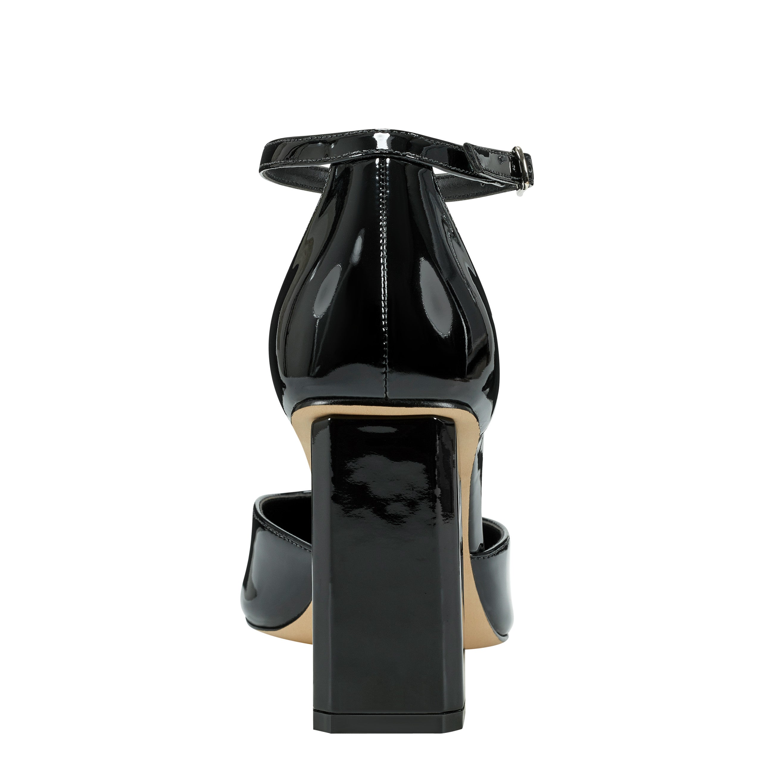 Marc Fisher Demeter Ankle Strap Pump | Black Patent