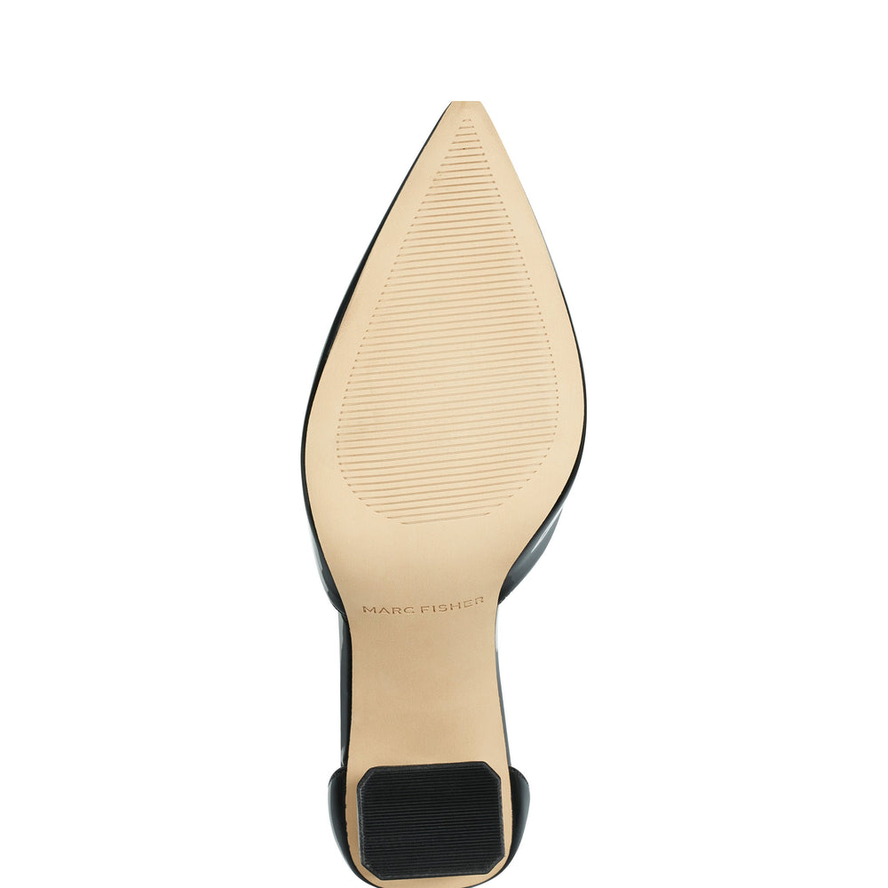 Marc Fisher Demeter Ankle Strap Pump | Black Patent