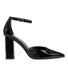 Marc Fisher Demeter Ankle Strap Pump | Black Patent
