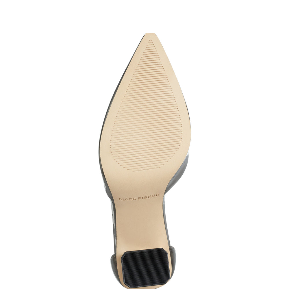 Marc Fisher Demeter Ankle Strap Pump | Pewter Metallic