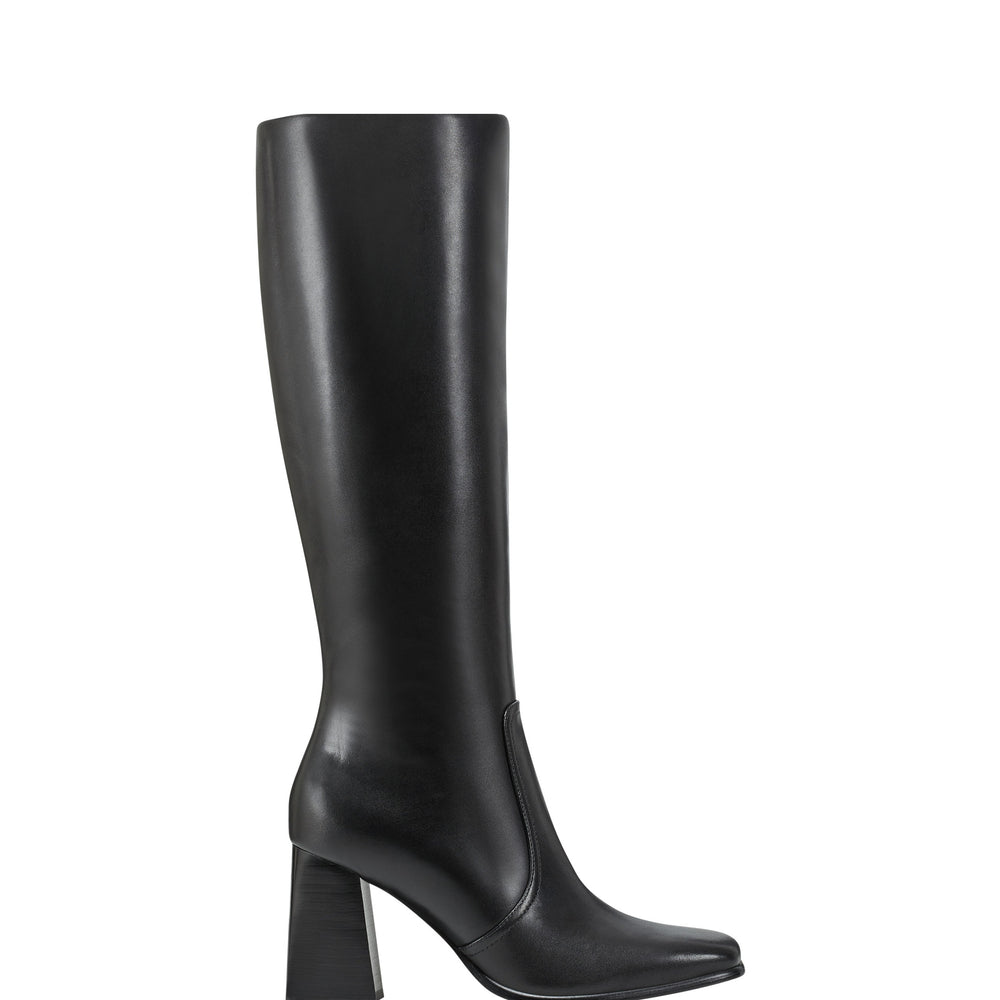 Marc Fisher Dreeam Block Heeled Boot | Black Leather