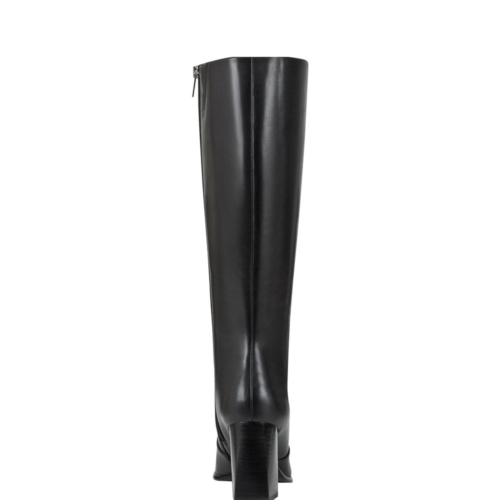 Marc Fisher Dreeam Block Heeled Boot | Black Leather