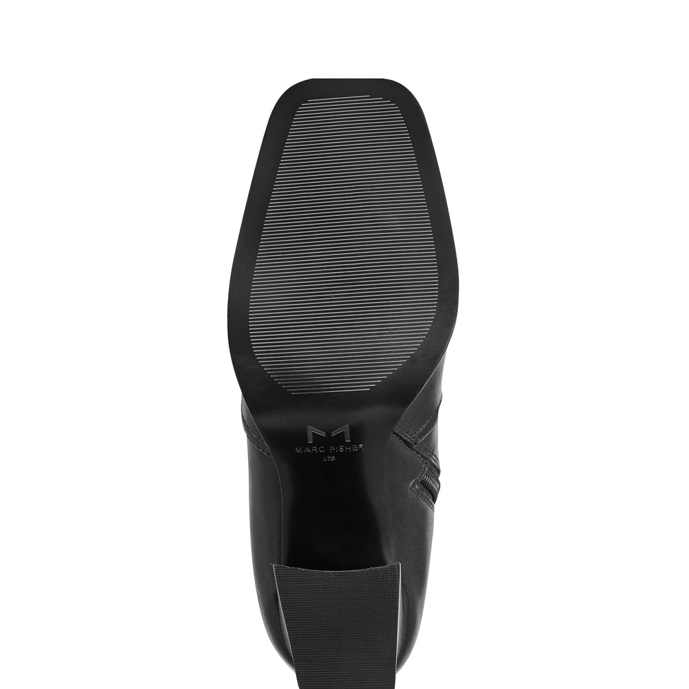 Marc Fisher Dreeam Block Heeled Boot | Black Leather