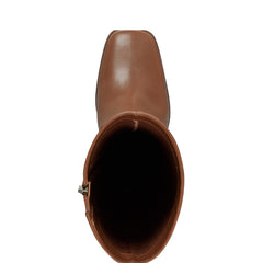 Marc Fisher Dreeam Block Heeled Boot | Tan Leather