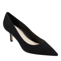 Marc Fisher Alola Pump | Black Suede