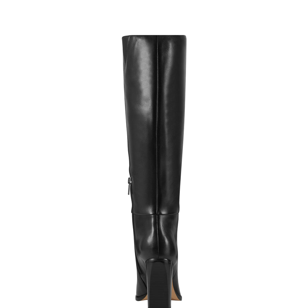 Marc Fisher Lannie Dress Boot | Black Leather