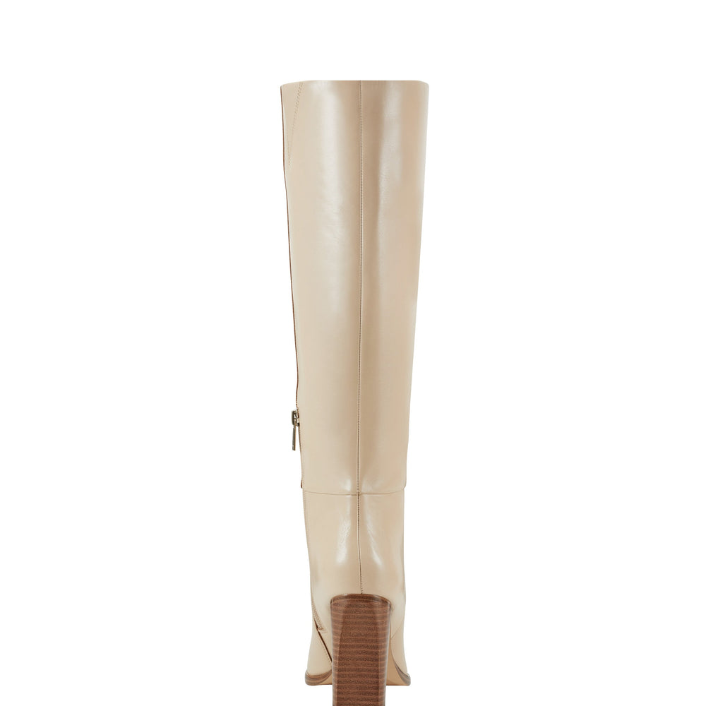 Marc Fisher Lannie Dress Boot | Light Natural Leather