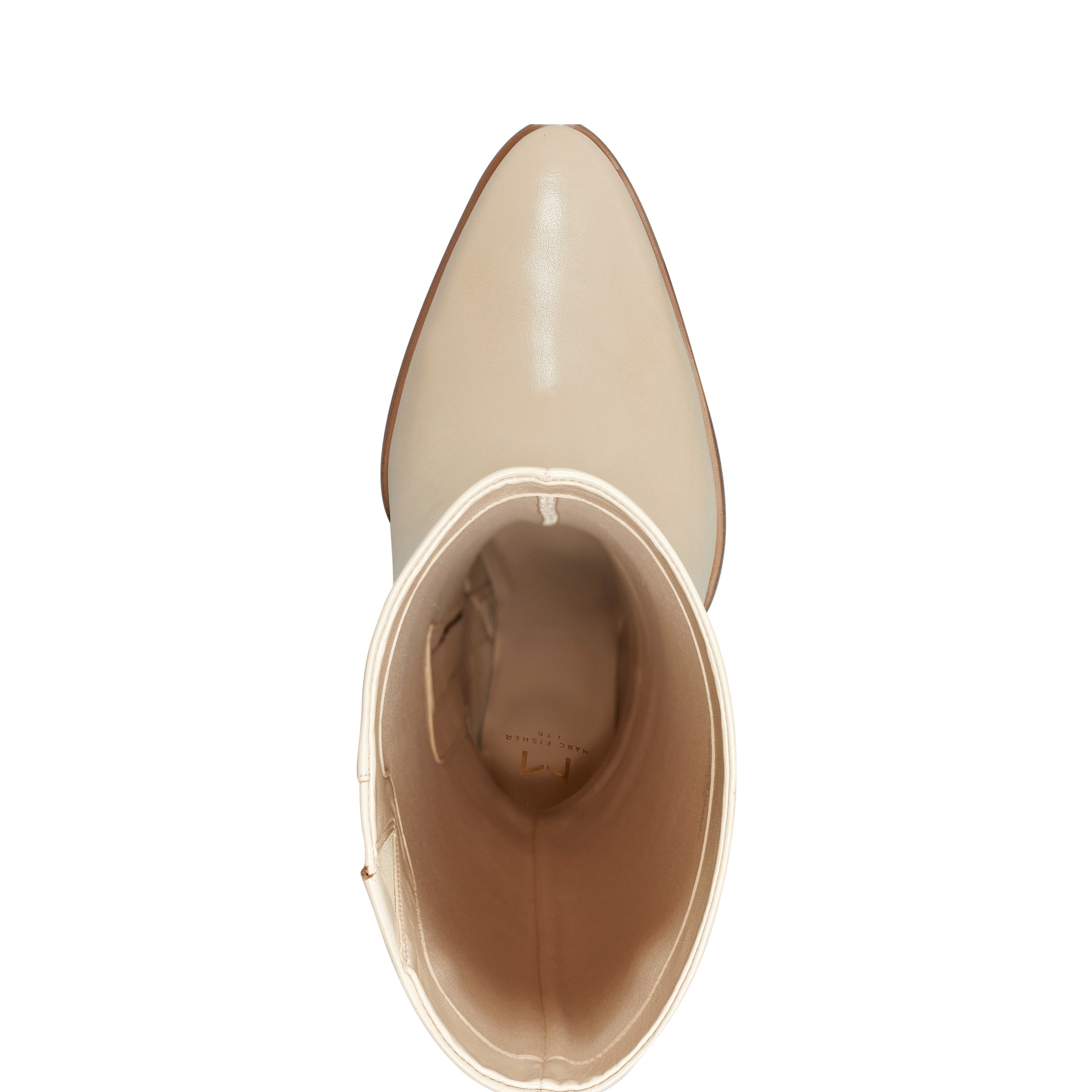 Marc Fisher Lannie Dress Boot | Light Natural Leather