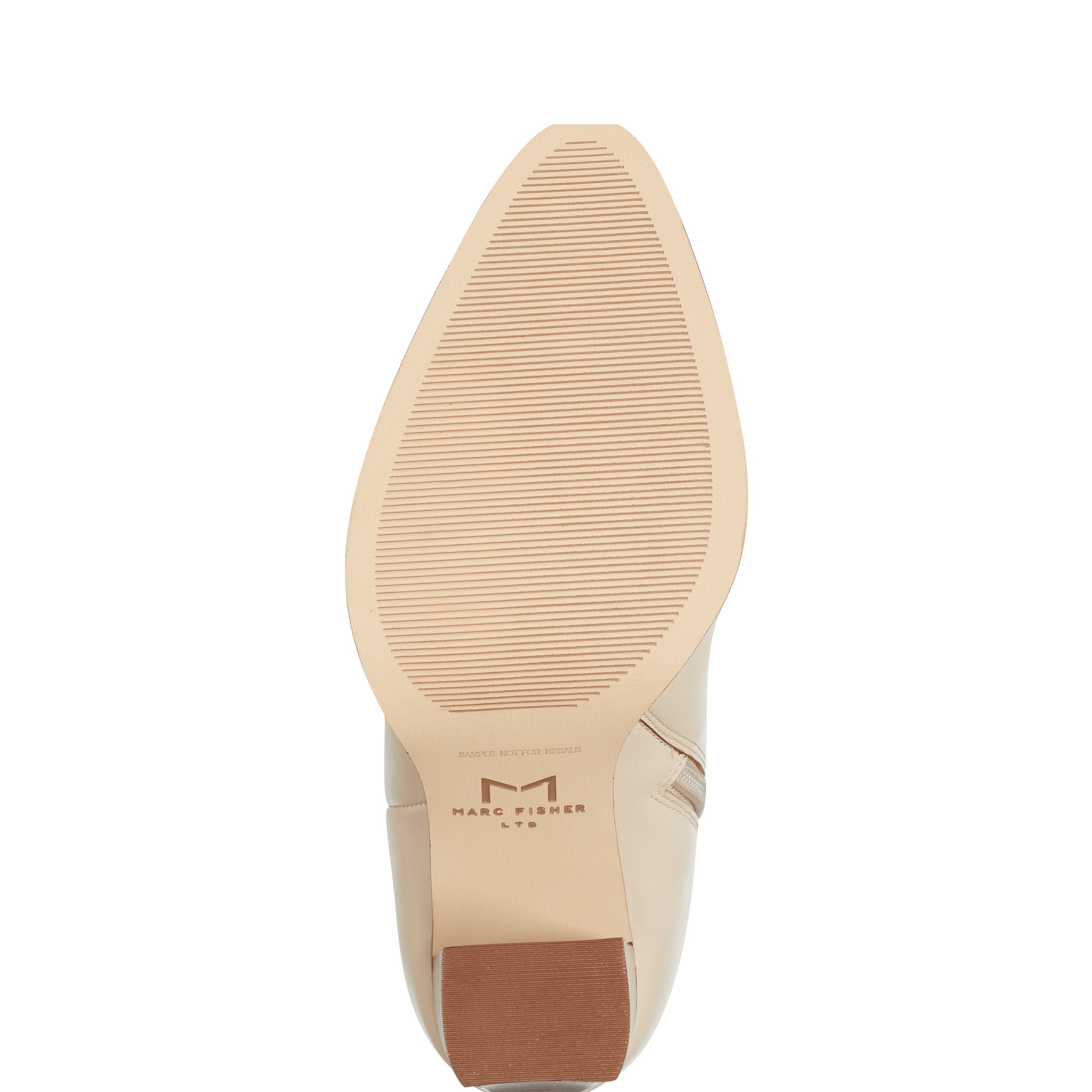 Marc Fisher Lannie Dress Boot | Light Natural Leather