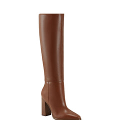 Marc Fisher Lannie Dress Boot | Medium Natural Leather