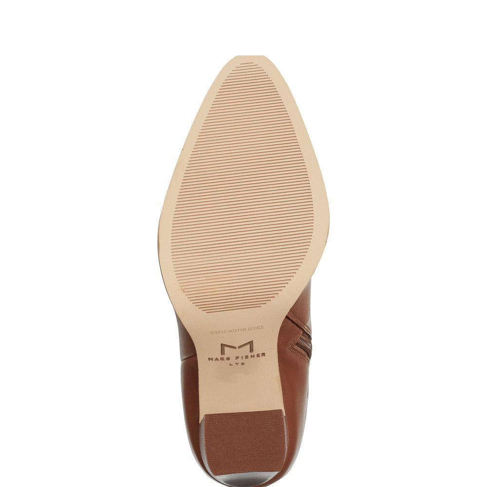 Marc Fisher Lannie Dress Boot | Medium Natural Leather