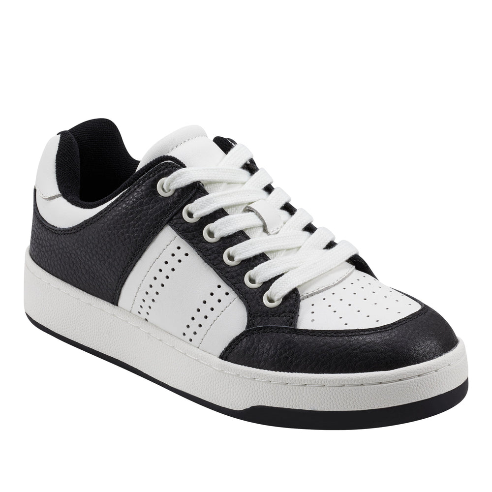 Marc Fisher Flynnt Laceup Sneaker | White/Black