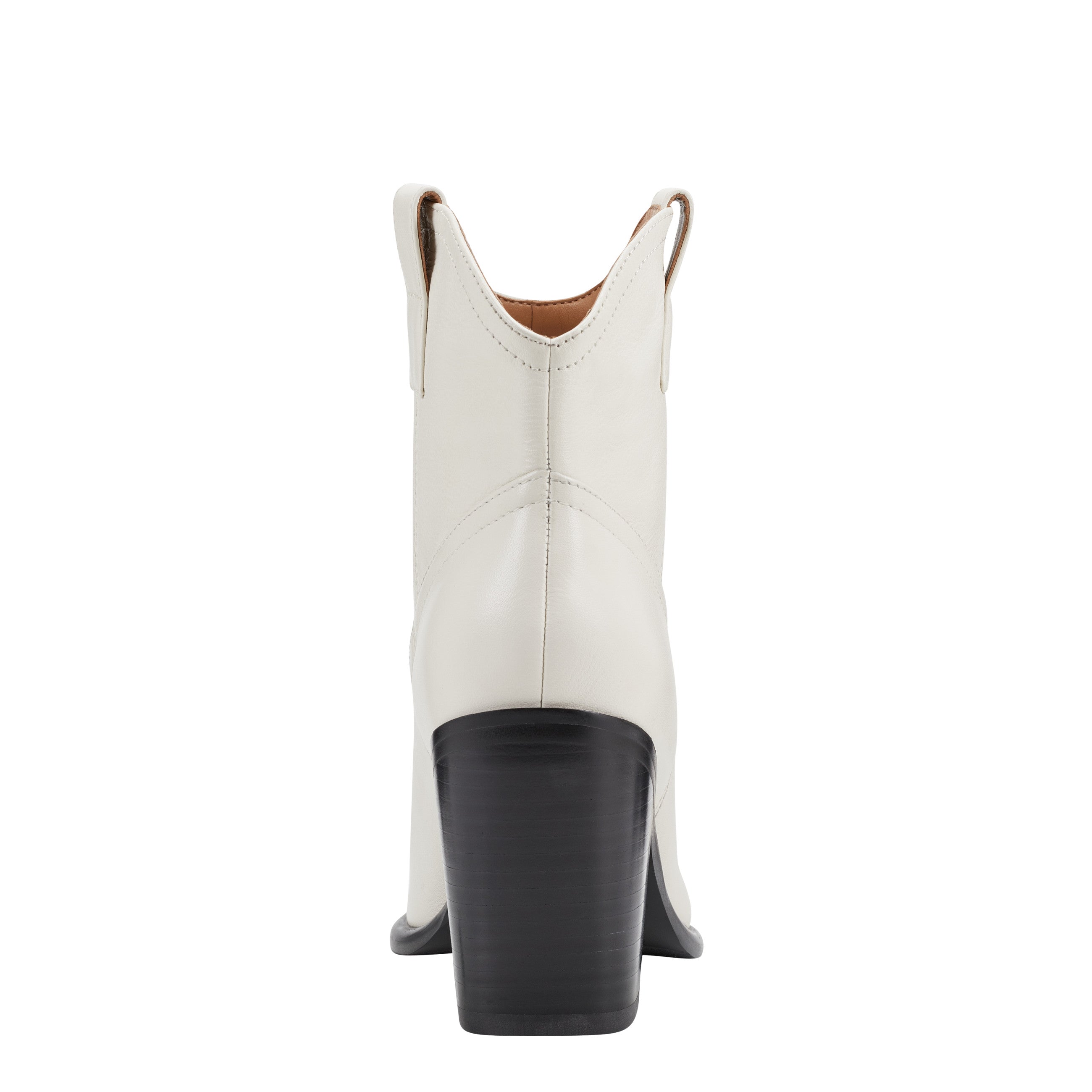 Marc Fisher Jalella Detailed Western Bootie | Ivory Leather
