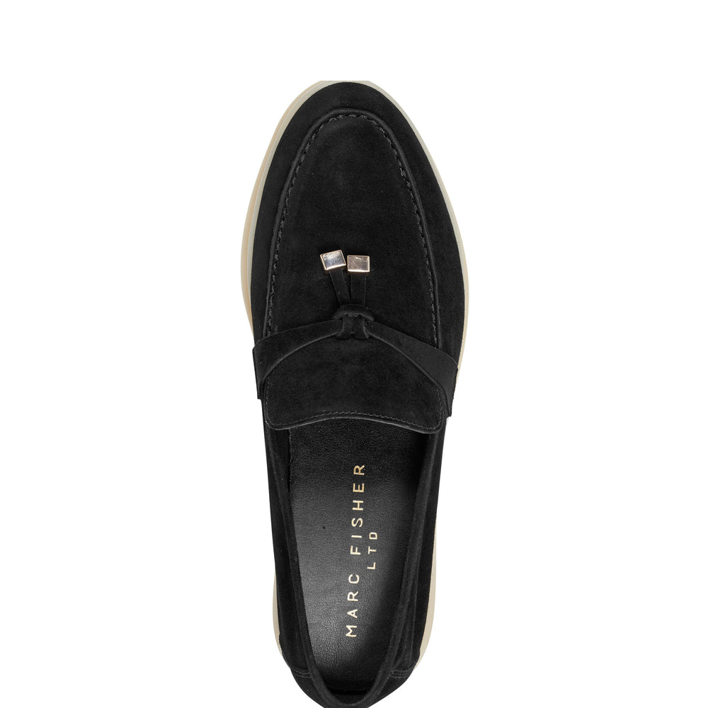 Marc Fisher Yanelli Casual Loafer | Black Suede