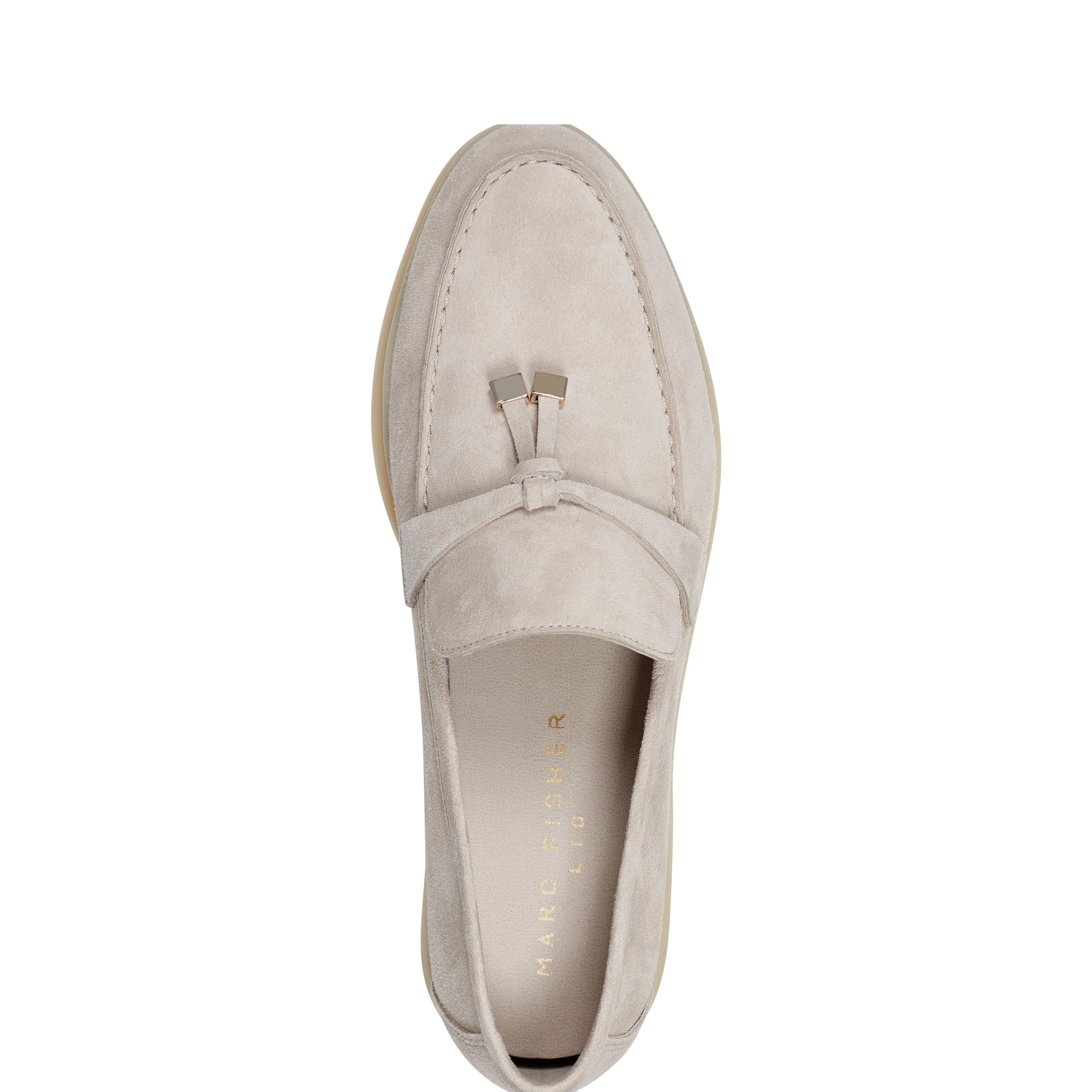 Marc Fisher Yanelli Casual Loafer | Taupe Suede