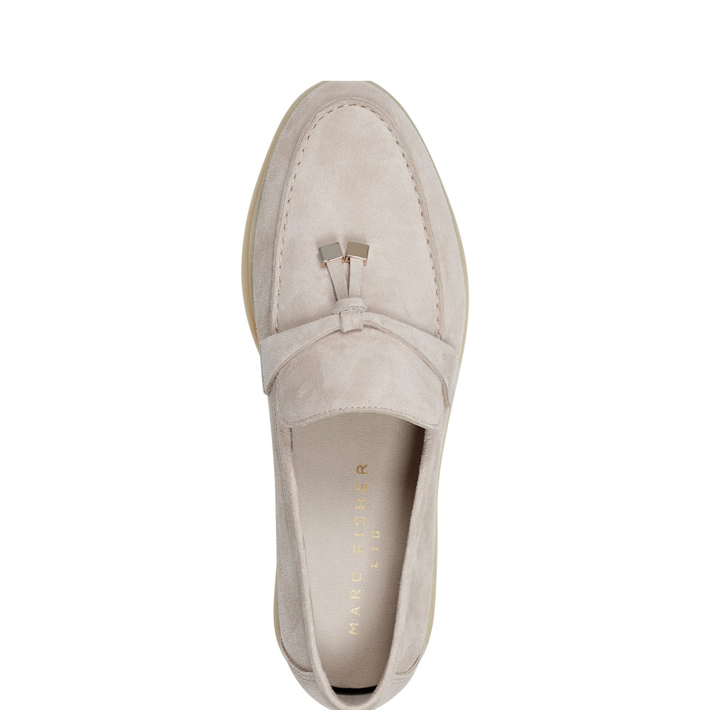 Marc Fisher Yanelli Casual Loafer | Taupe Suede
