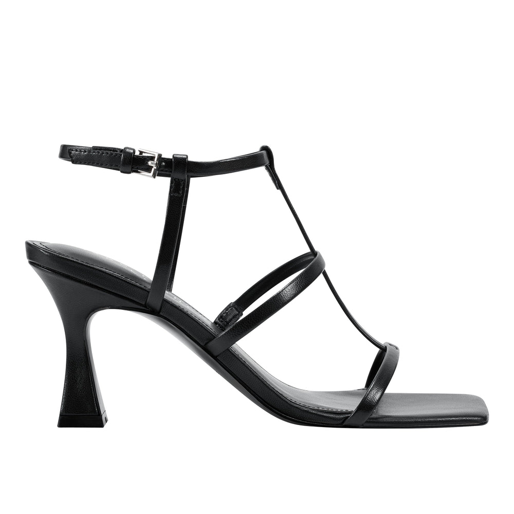 Marc Fisher Dennie Strappy Dress Sandal | Black Leather