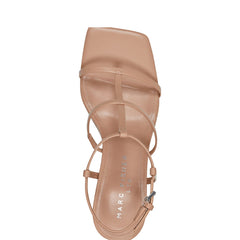 Marc Fisher Dennie Strappy Dress Sandal | Natural Leather