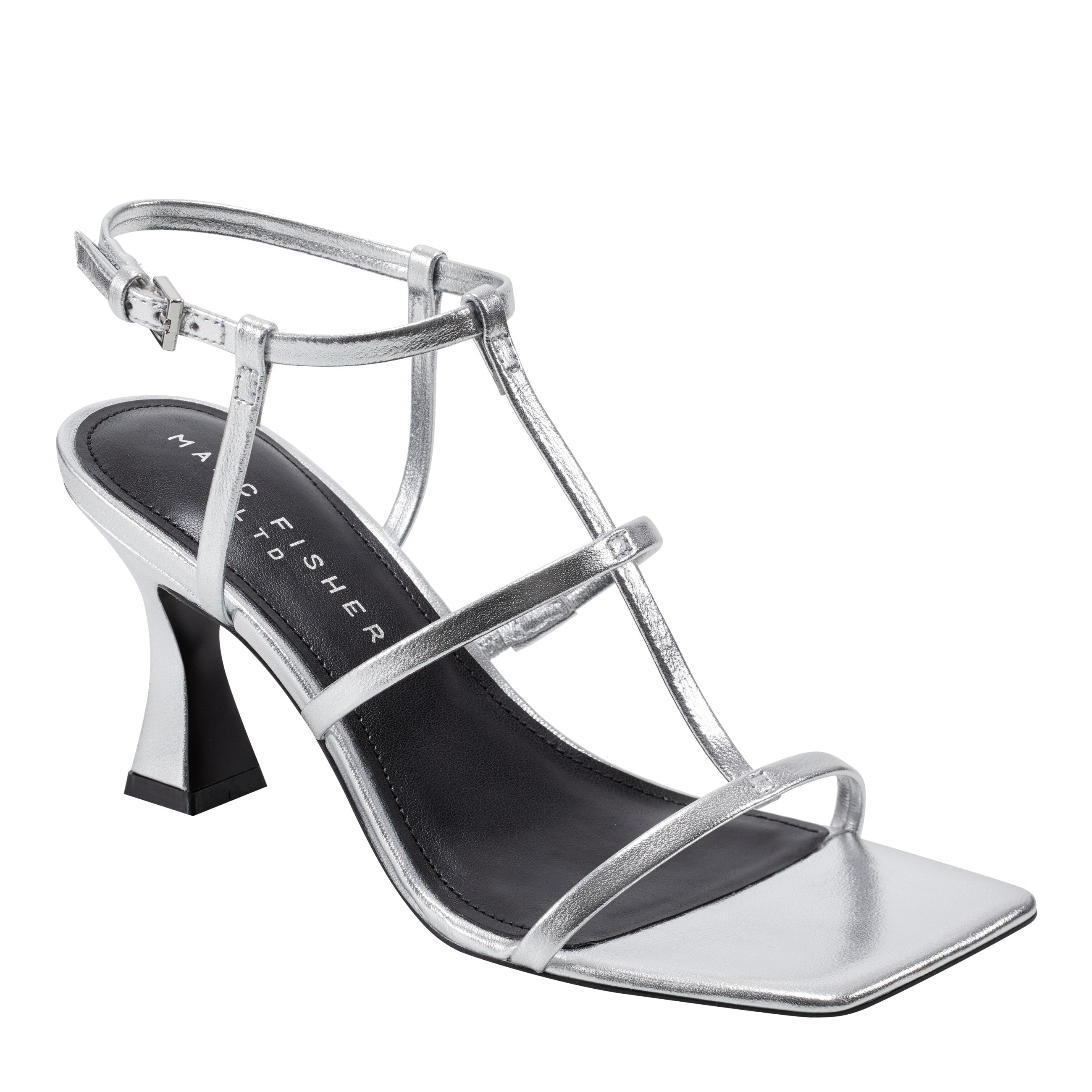 Marc Fisher Dennie Strappy Dress Sandal | Silver