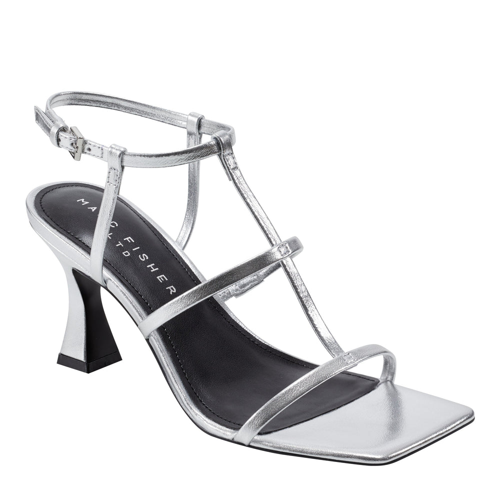 Marc Fisher Dennie Strappy Dress Sandal | Silver