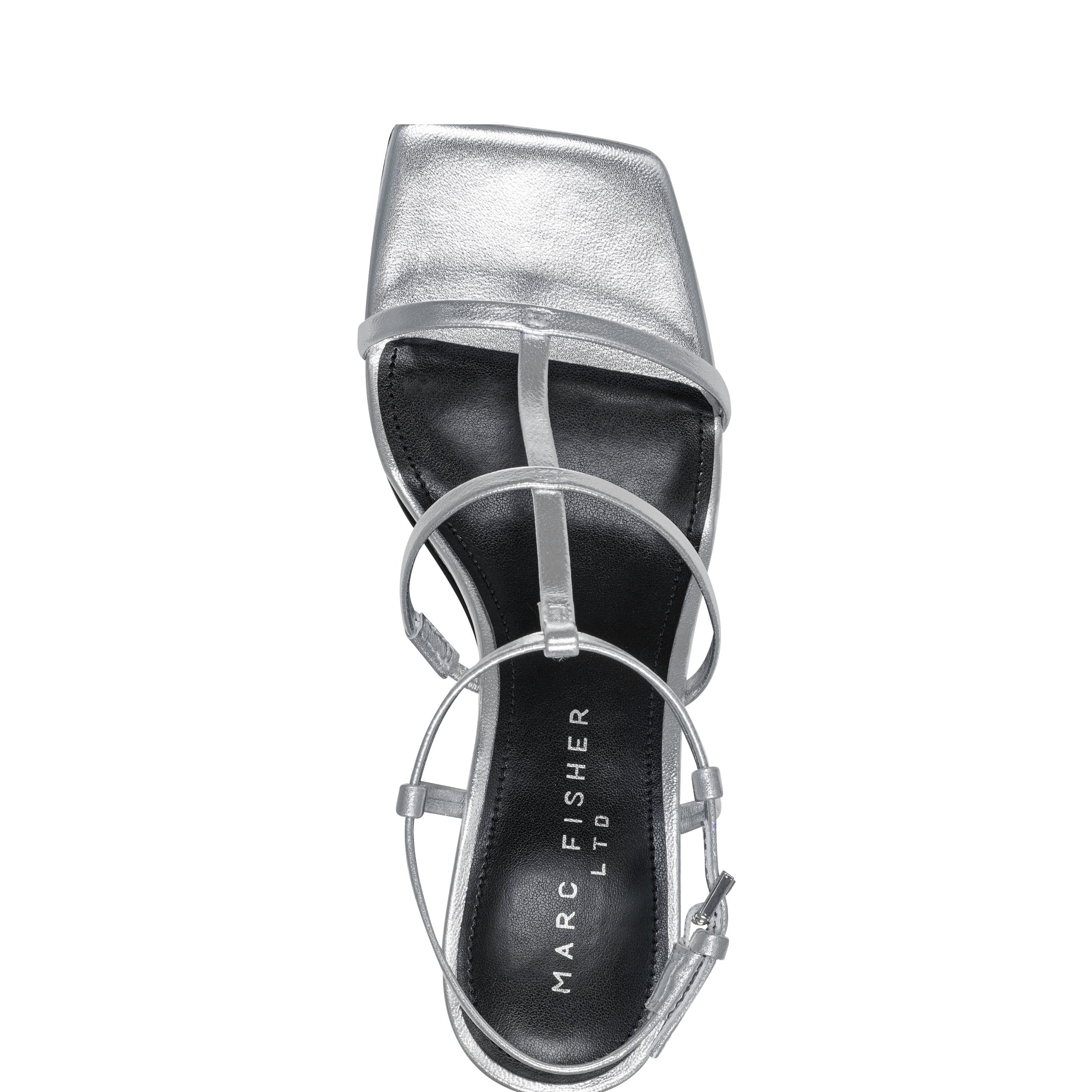 Marc Fisher Dennie Strappy Dress Sandal | Silver