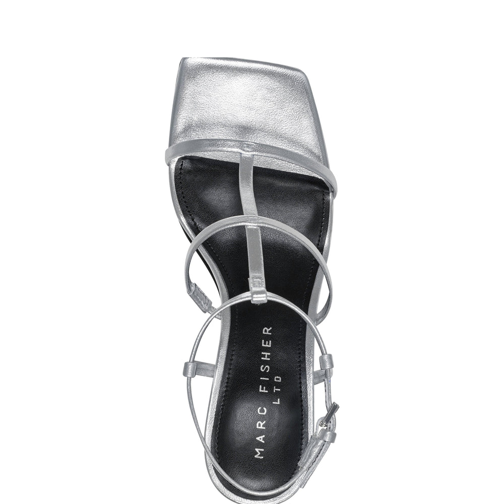 Marc Fisher Dennie Strappy Dress Sandal | Silver