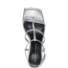 Marc Fisher Dennie Strappy Dress Sandal | Silver