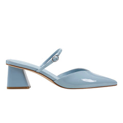 Marc Fisher Lakey Heeled Mule | Light Blue