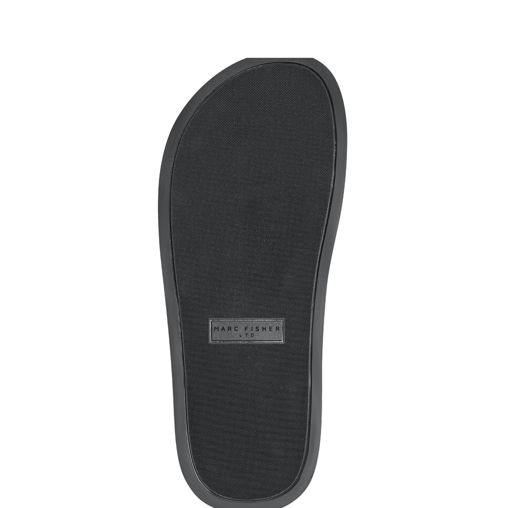 Marc Fisher Verity Flat Footbed Sandal | Black