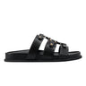 Marc Fisher Verity Flat Footbed Sandal | Black