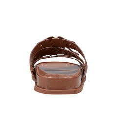 Marc Fisher Verity Flat Footbed Sandal | Brown