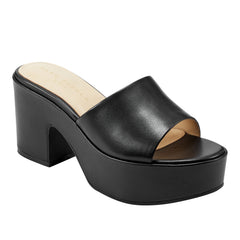 Marc Fisher Forina Platform Slide Sandal | Black