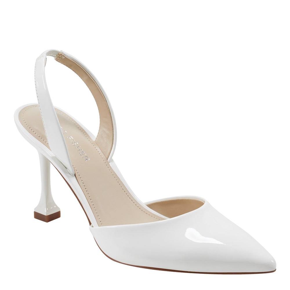 Marc Fisher Hadya Slingback Pump | White