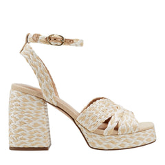 Marc Fisher Janie Platform Sandal | Light Natural