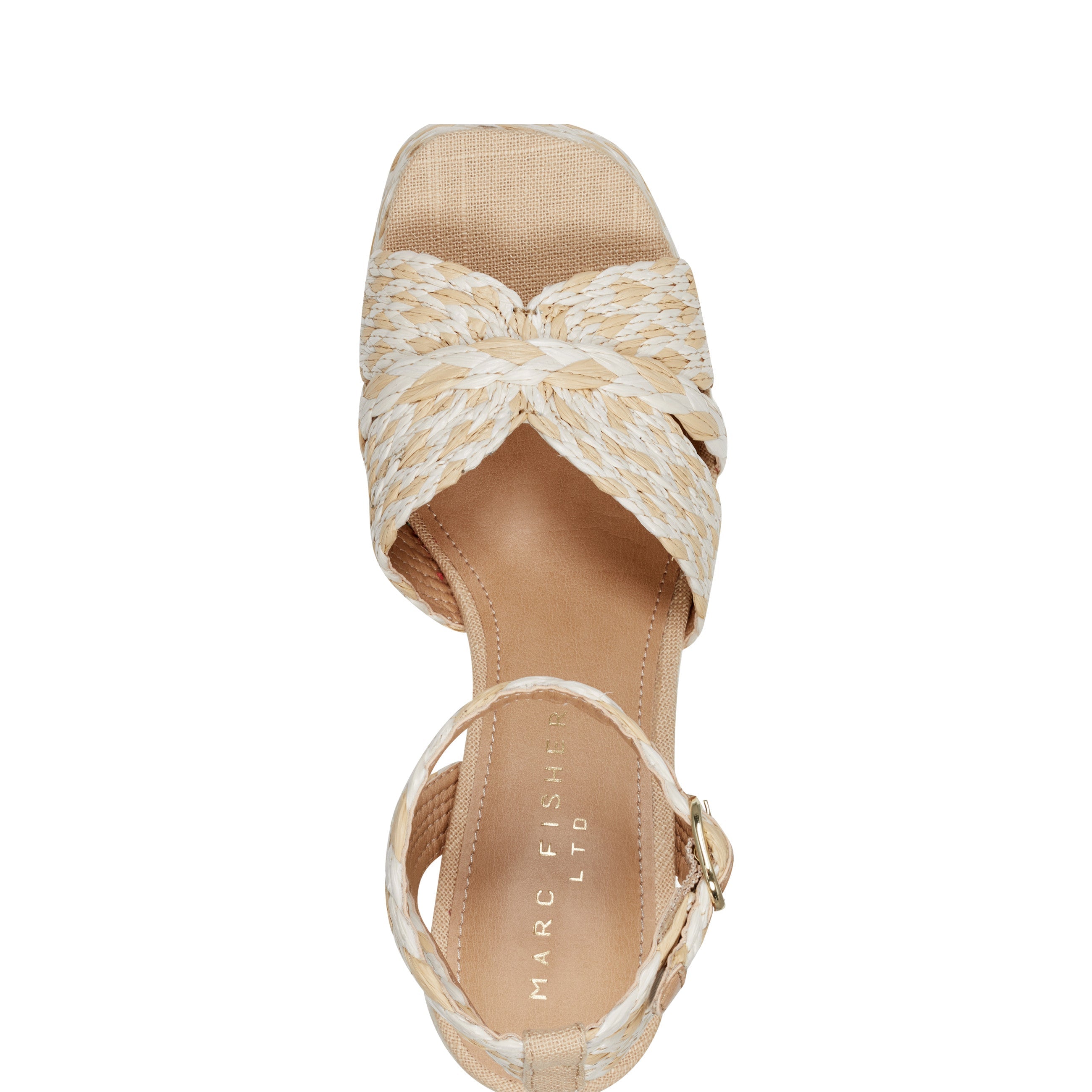 Marc Fisher Janie Platform Sandal | Light Natural