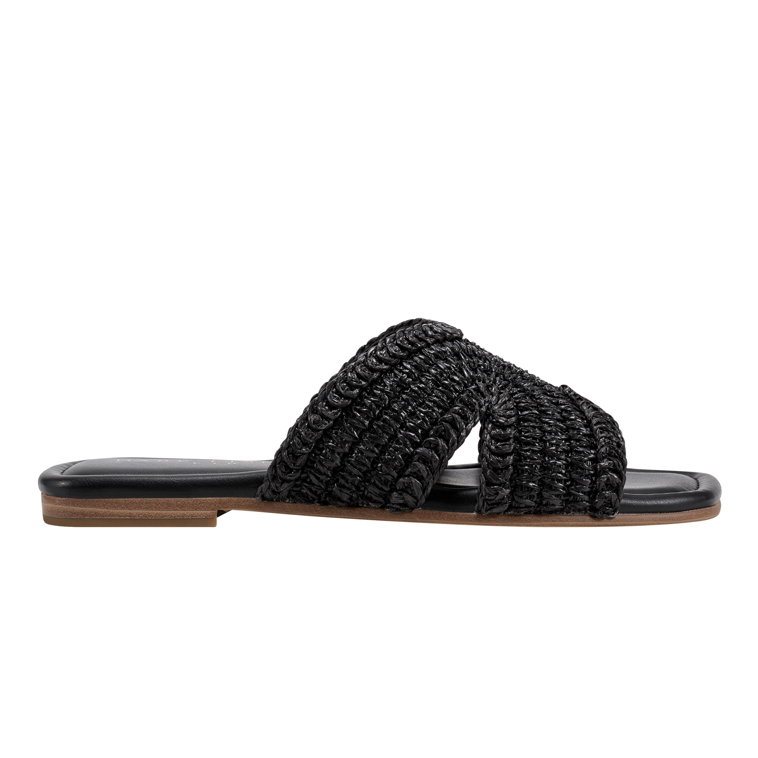 Marc Fisher Narda Flat Sandal | Black