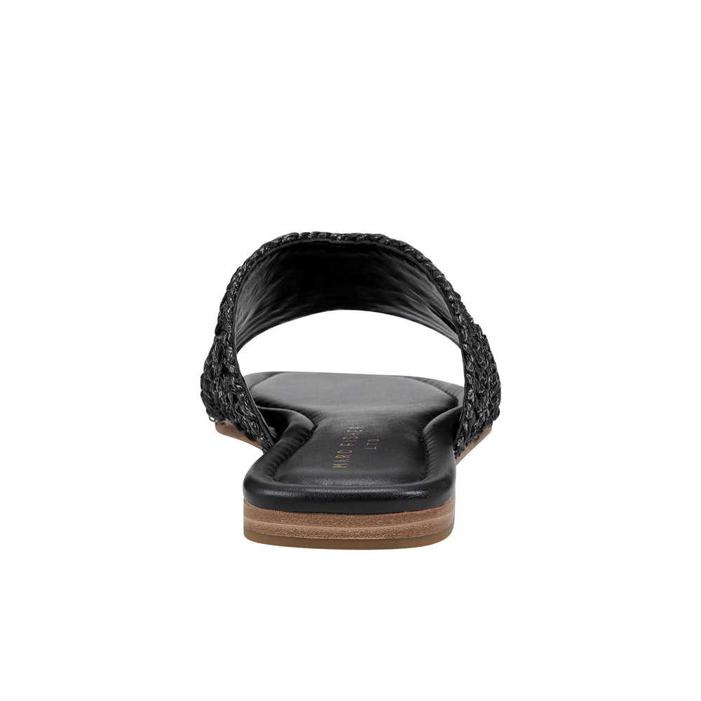 Marc Fisher Narda Flat Sandal | Black