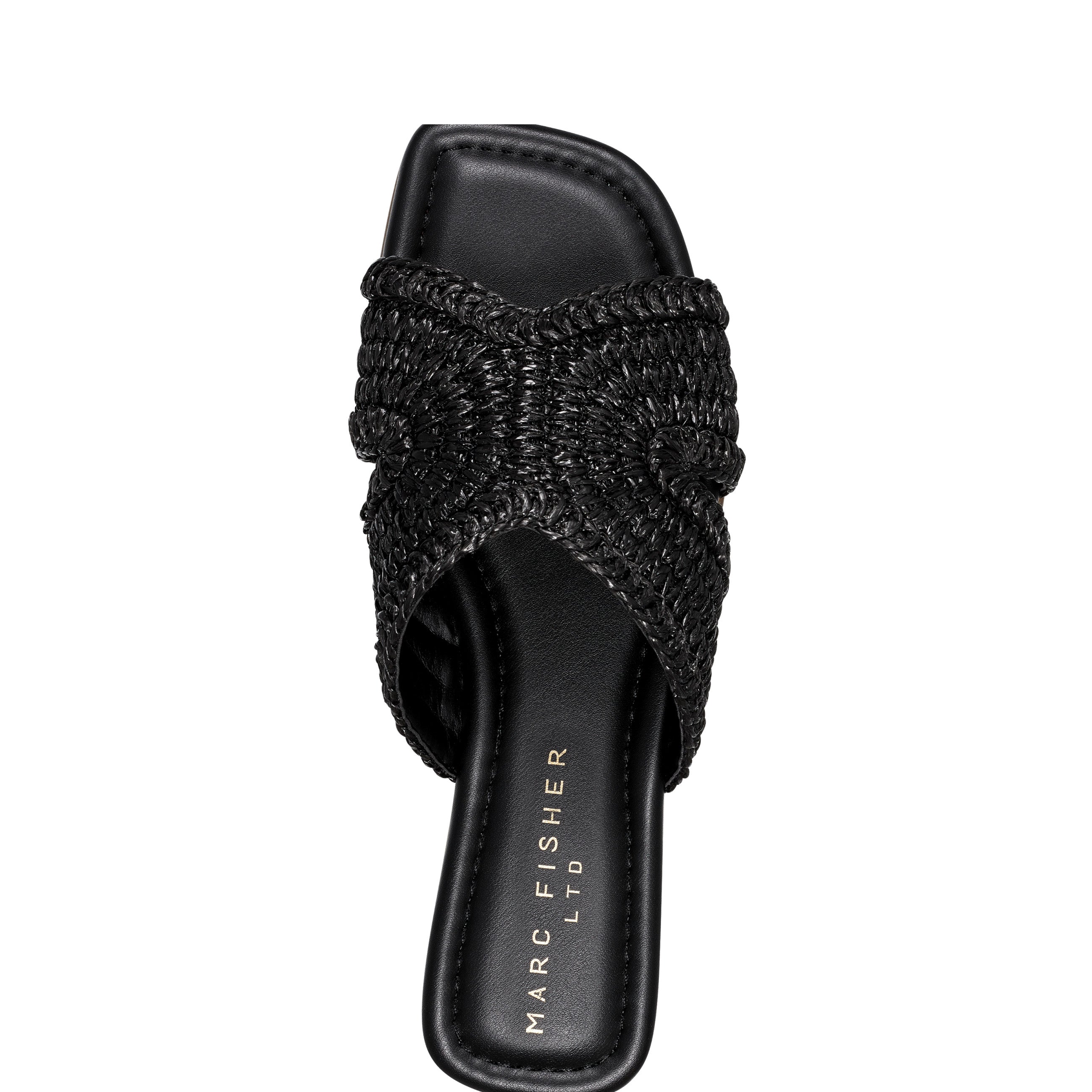 Marc Fisher Narda Flat Sandal | Black