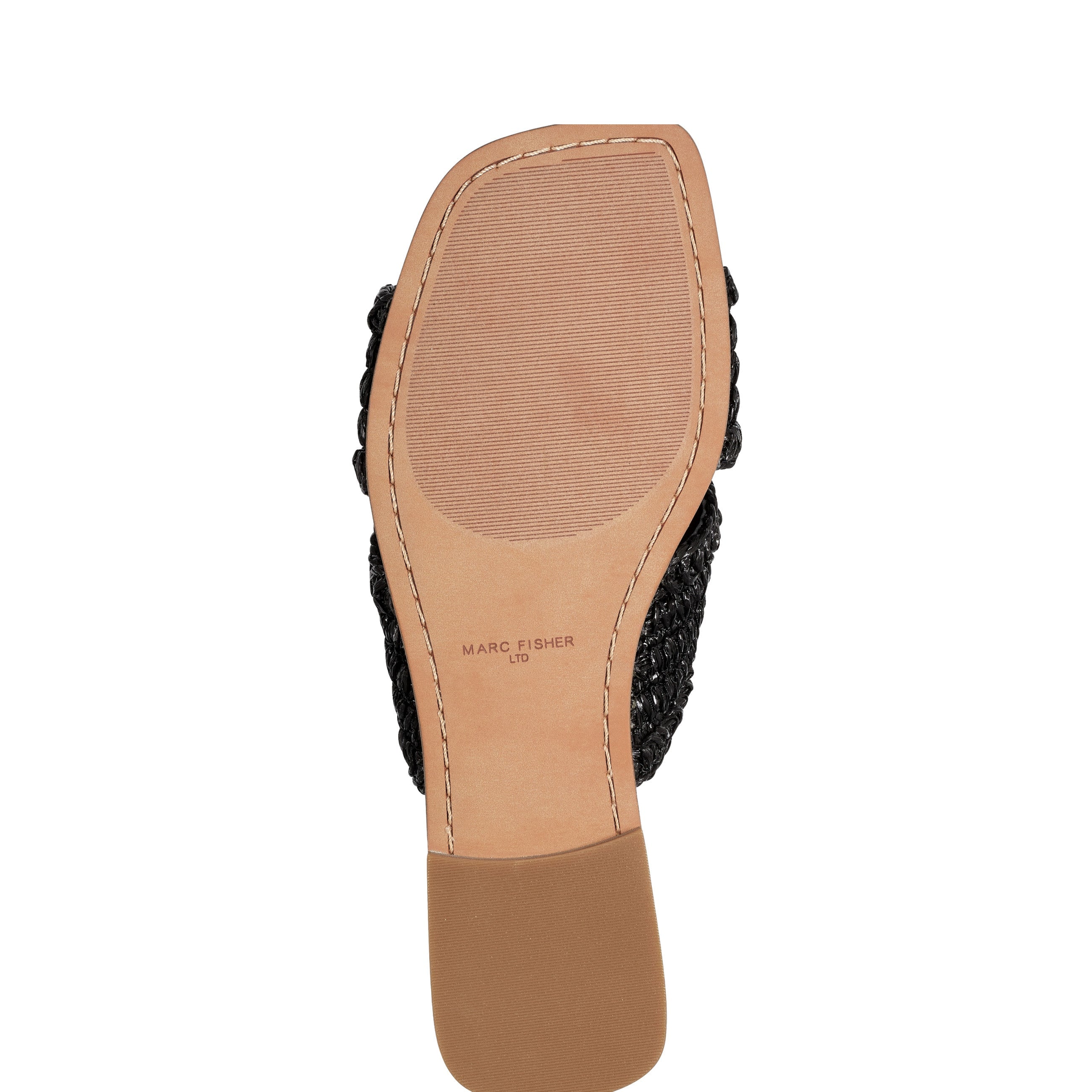Marc Fisher Narda Flat Sandal | Black