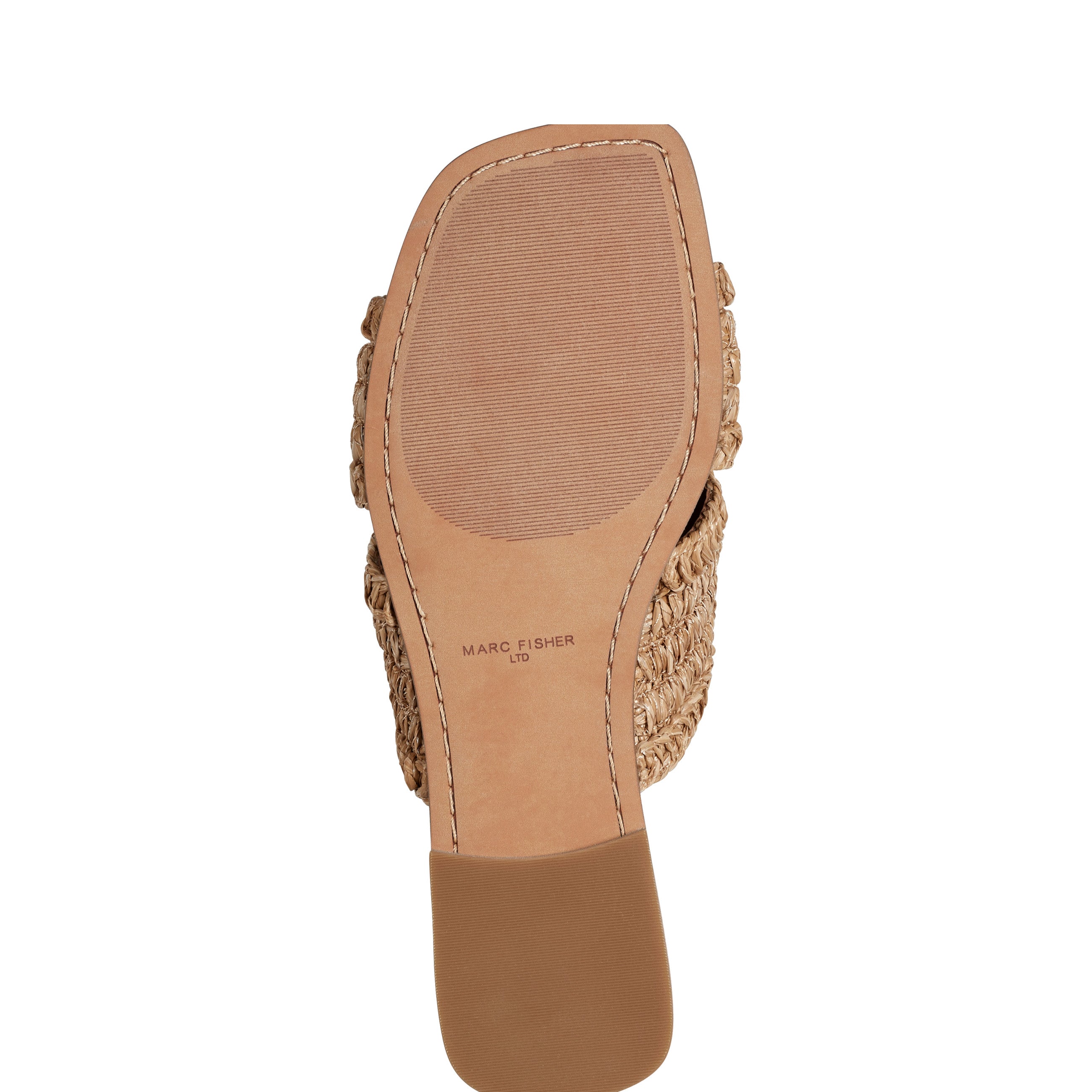 Marc Fisher Narda Flat Sandal | Natural