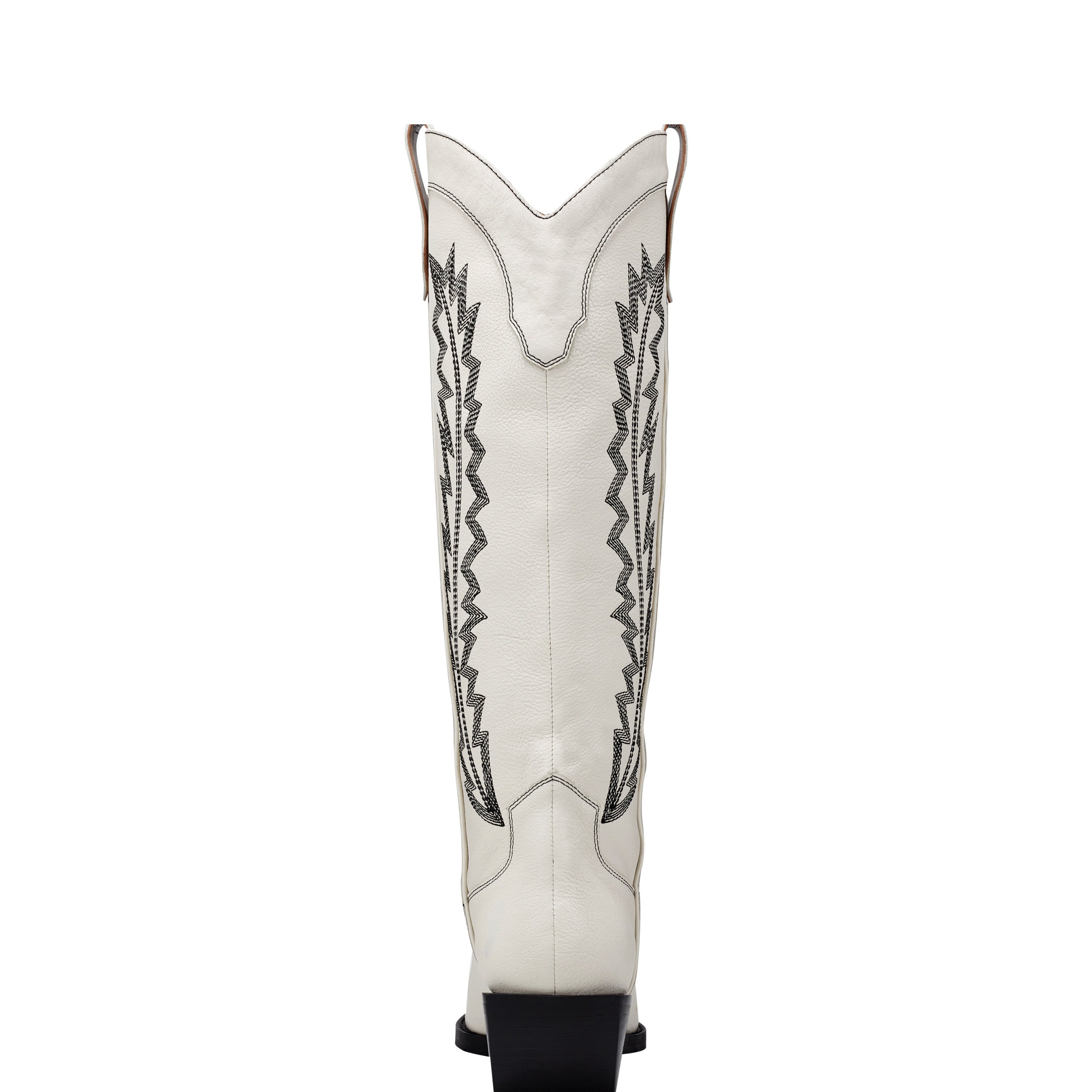 Marc Fisher Roselle Western Boot | Chic Cream Leather