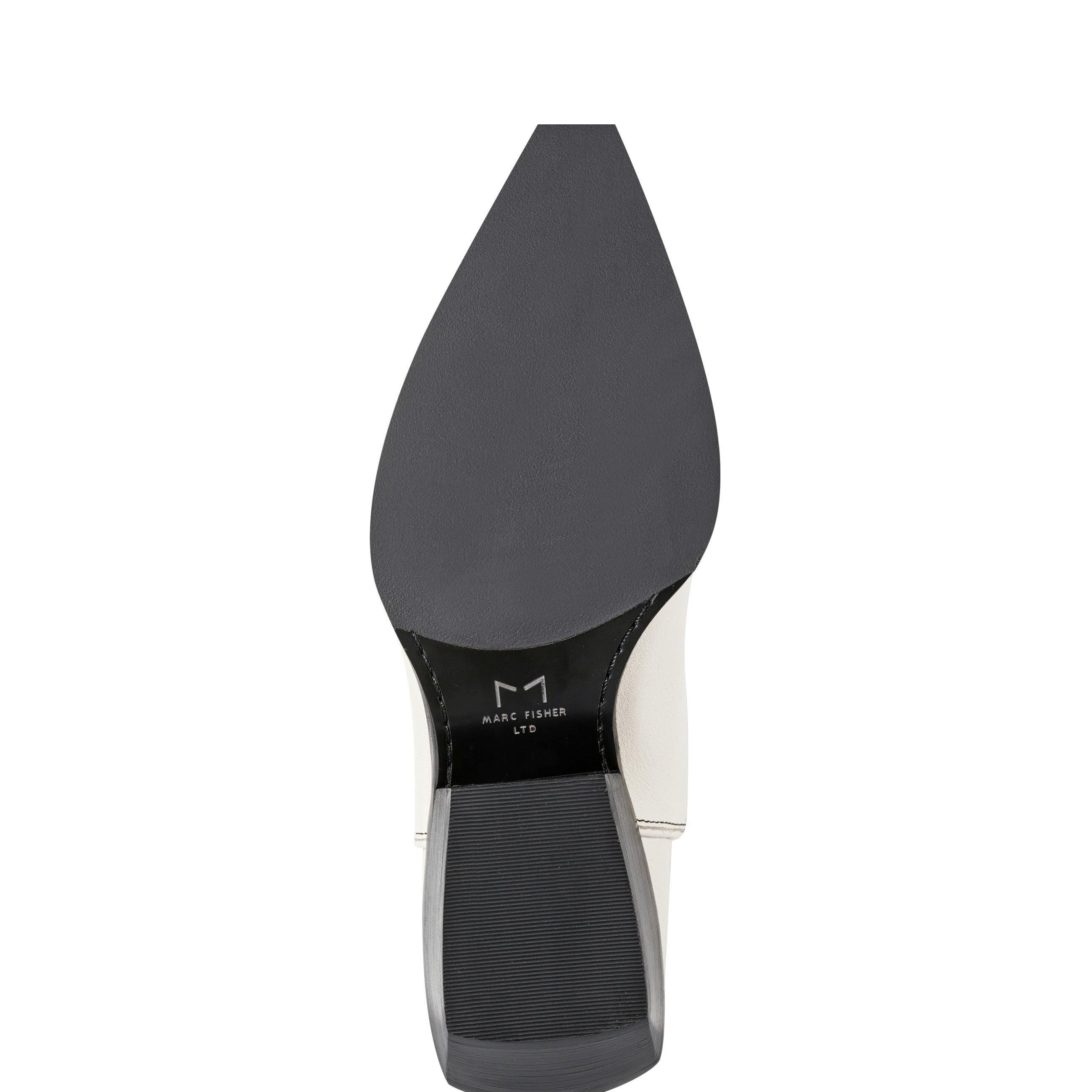 Marc Fisher Roselle Western Boot | Chic Cream Leather