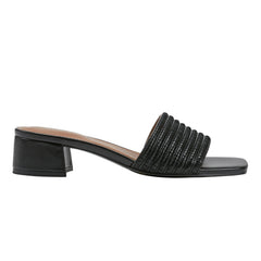 Marc Fisher Casala Block Heel Sandal | Black