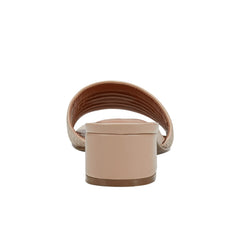 Marc Fisher Casala Block Heel Sandal | Light Natural