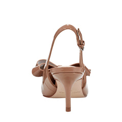 Marc Fisher Allon Bow Slingback Pump | Light Brown Patent