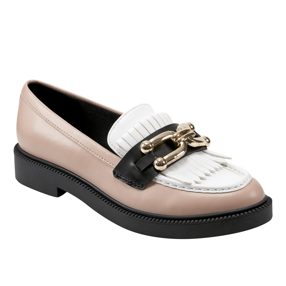 Marc Fisher Calisto Loafer | Natural/White/Black