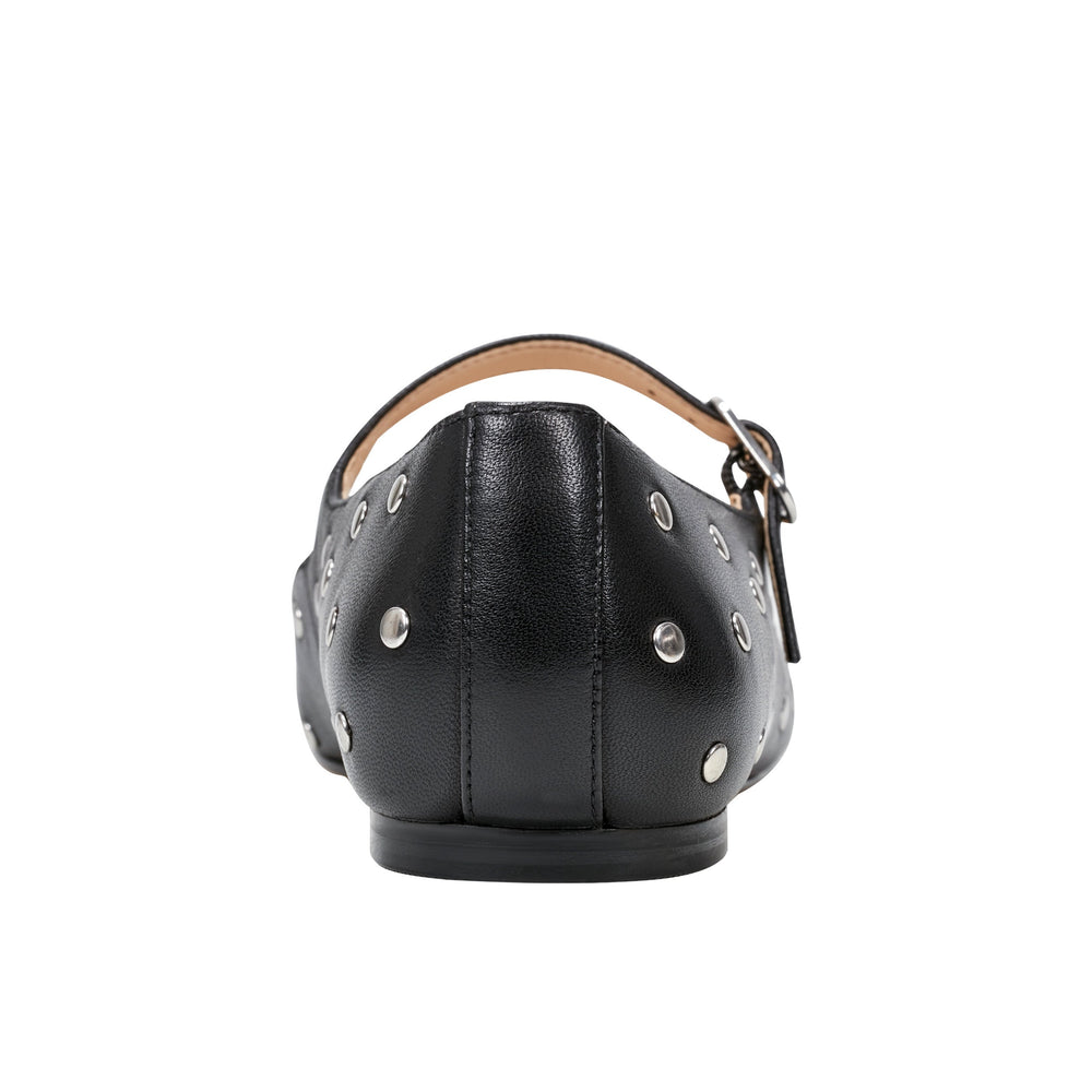 Marc Fisher Elizza Mary Jane Ballet Flat | Black Leather