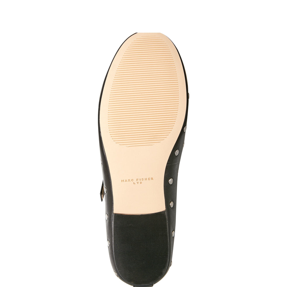 Marc Fisher Elizza Mary Jane Ballet Flat | Black Leather