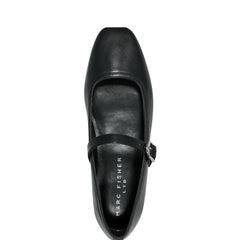Marc Fisher Garissa Mary Jane Ballet Flat | Black Leather
